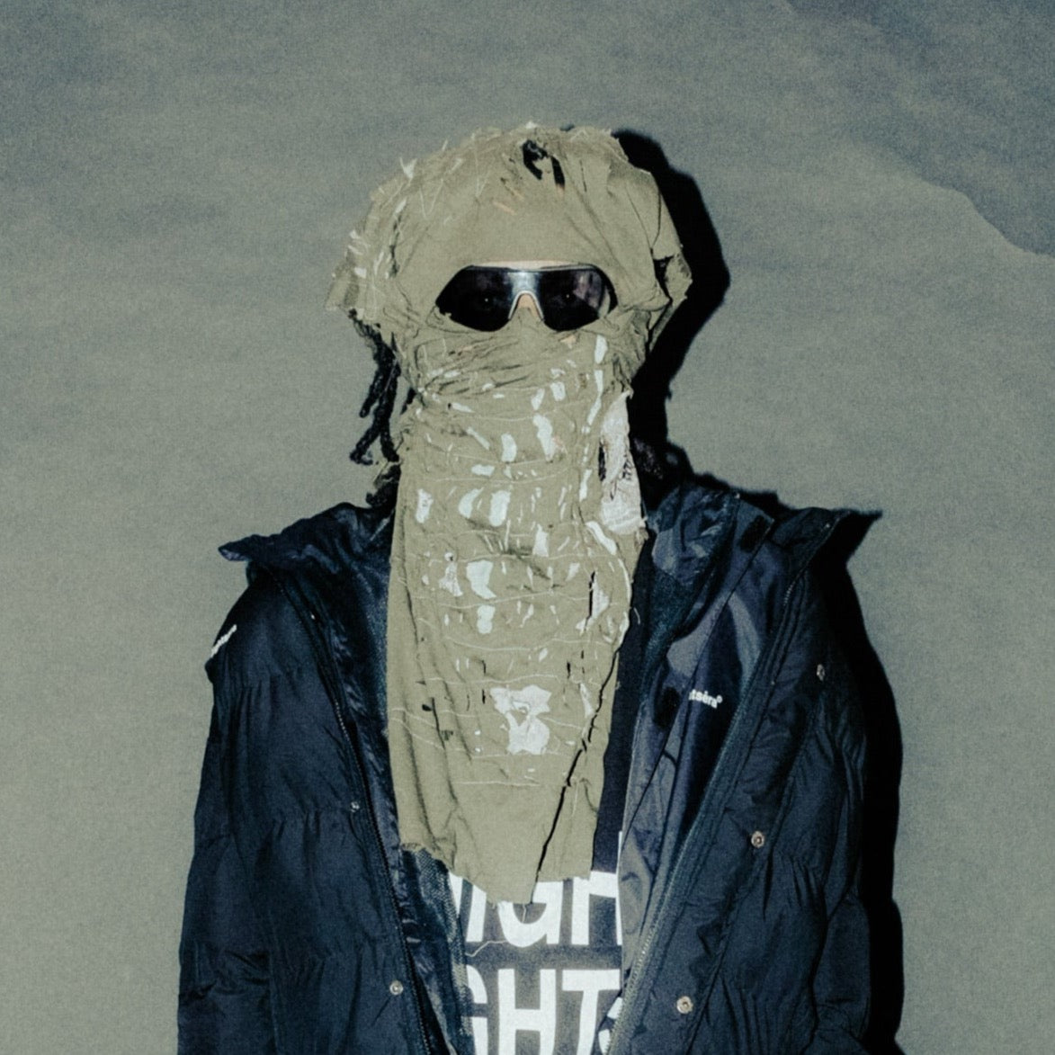 Distressed Scabbed Militia T-Shirt Balaclava