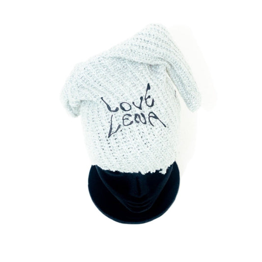 Grey Asymmetrical Bunny Eared Beanie