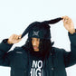 Black Bunny Eared Beanie