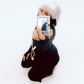 Distressed Mohair Bunny Eared Beanie- Long Ears