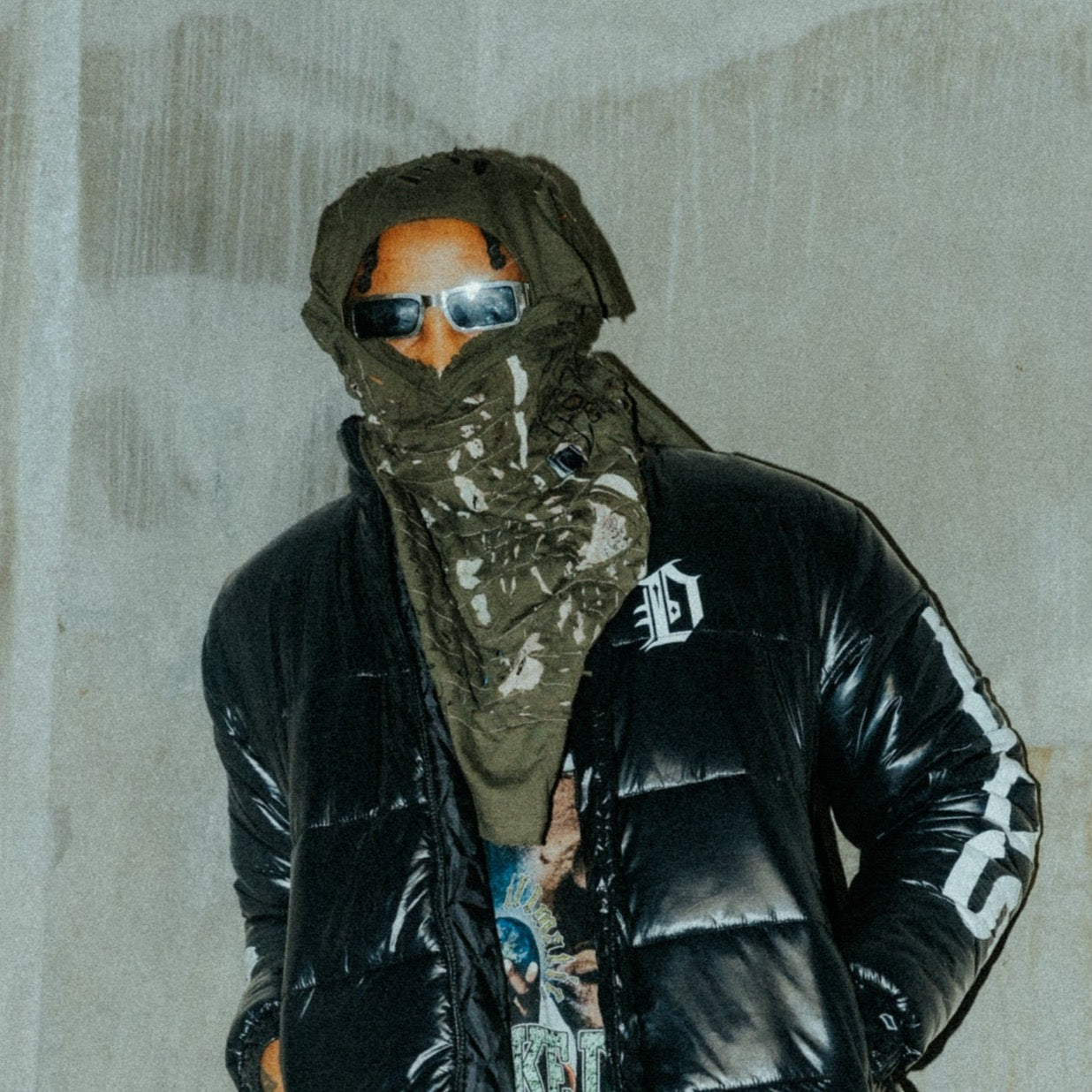Distressed Scabbed Militia T-Shirt Balaclava
