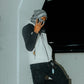 Draped Houndstooth Scarf Balaclava